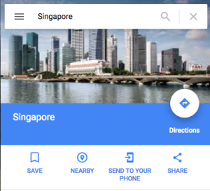 Google Maps Singapore